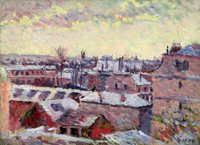 La Place Dauphine vue du Louvre, 1904 - Maximilien Luce